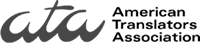 Logo ATA (American Translators Association)